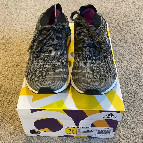 adidas gazelle silver green womens Adidas Ultra Boost Uncaged Carbon Core Black (W)